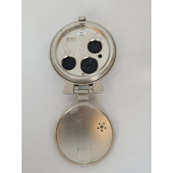 Big Ben Silver Tone Travel Alarm Clock Quartz Running - Picture 7 of 7